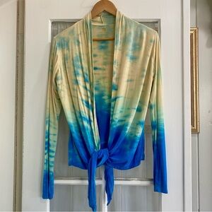 Lily Lotus Bamboo Tie Dye Wrap Top